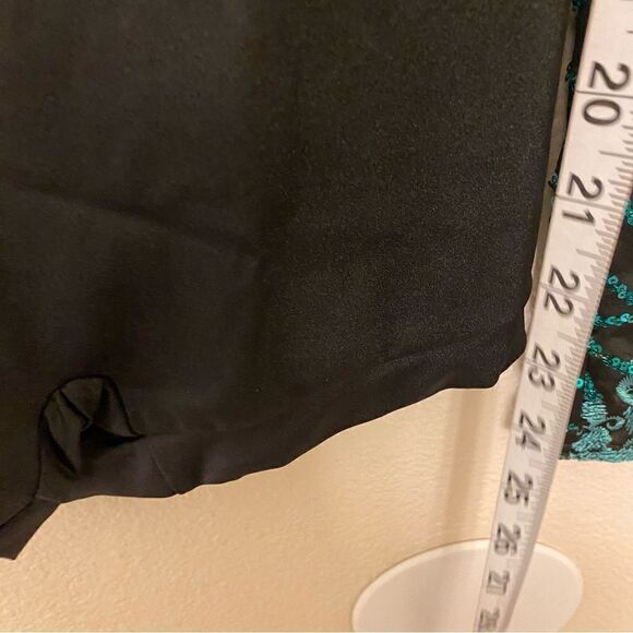 WEISSMAN Dance Costume jazz Aqua blue teal sequin Ready For It 12341 child LC - Picture 5 of 8